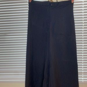 Flare striped pants